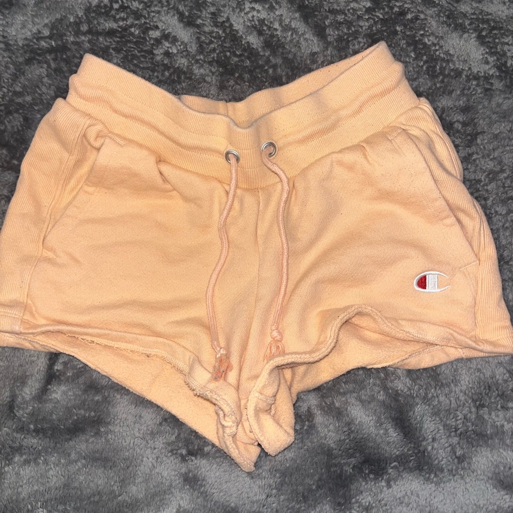 small champion comfy shorts